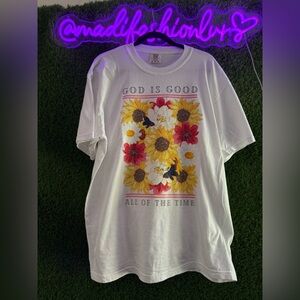 God is Good All of The Time PLUS comfort colors tee